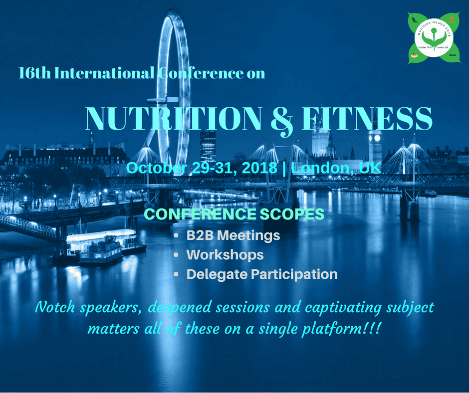 16th International Conference on Nutrition and Fitness